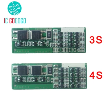 

3S 4S 11.1V 12V 14.8V 16V Polymer 18650 Lithium Battery Protection Board 6A Li-ion Lipo Lifepo4 Packs Cell BMS Circuit Module