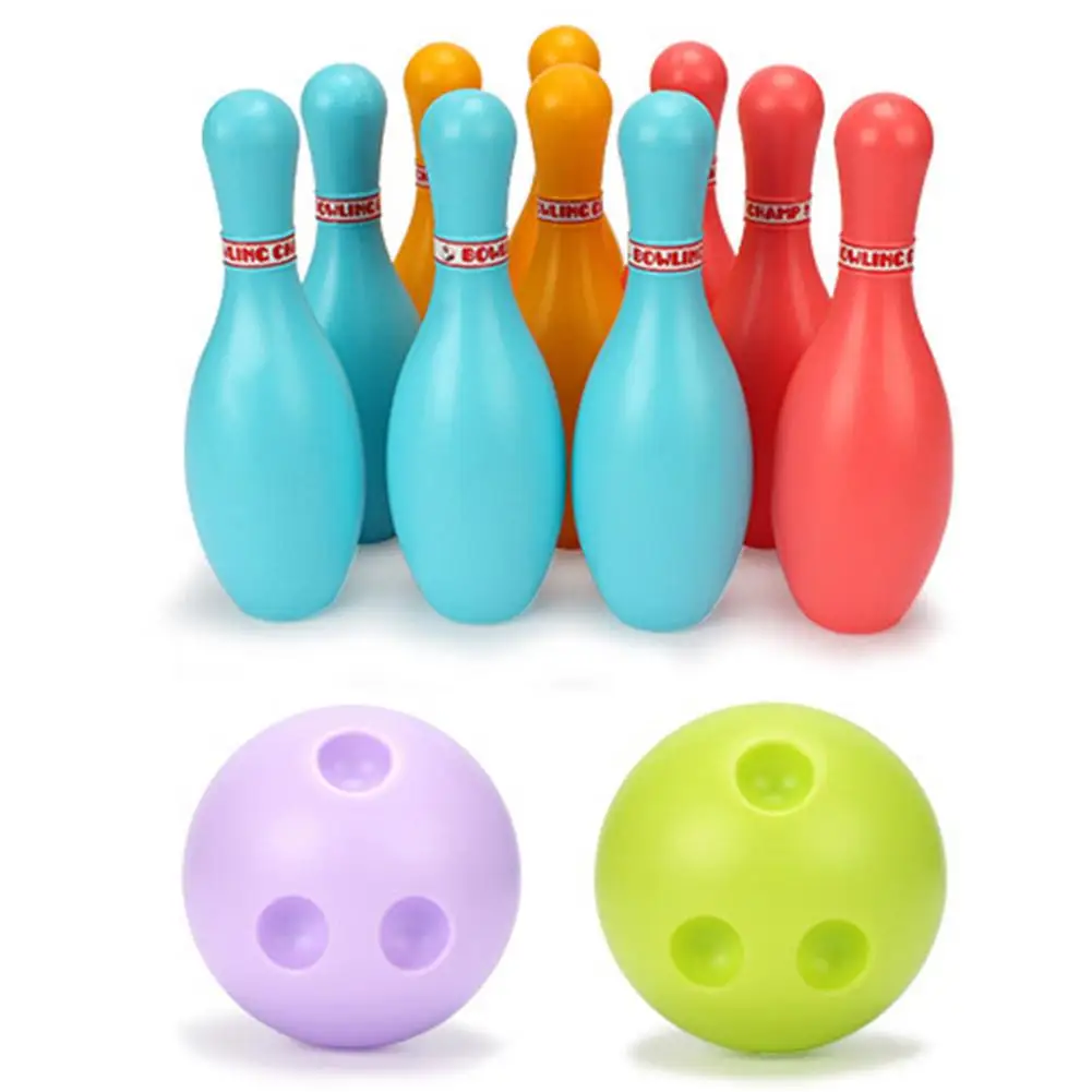 New Bowling Ball Toys Set Eco-friendly Children Indoor Sports Toys Parent-child Interactive Bowling Game Toys Set For Adult Kids