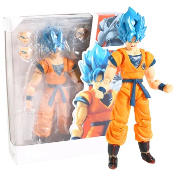 

SHF Dragon Ball Super Saiyan God SS Son Goku PVC Action Figure Collectible Model Toy
