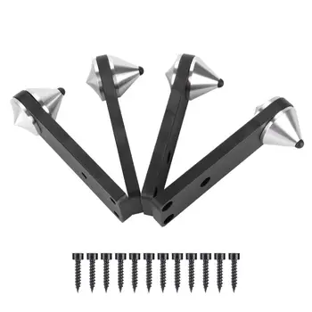 

4PCS Combined Type Audio Speaker Foot Subwoofer Shockproof Spike Bracket with 12PCS Screw Speaker Spike New