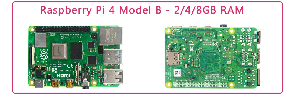 Original Raspberry Pi 4 Model B 8gb 4gb 2gb Ram + Case + Fan + Heat Sinks +  Power Adapter + 32/64/128 Gb Tf Card For Rpi 4b - Demo Board - AliExpress