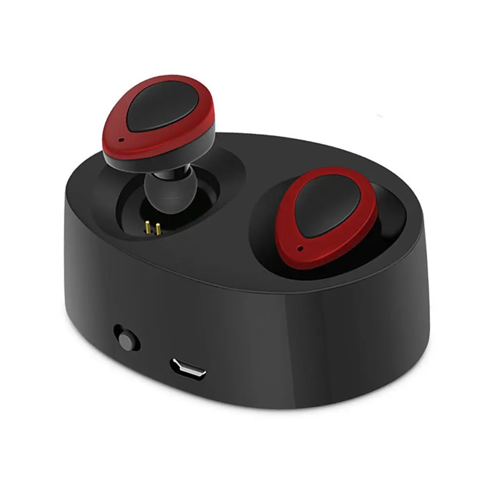 

TWS Wireless Earphones Mini Twins Stereo In-Ear Earbuds With Mic 4.1 Earpieces With Charging Box