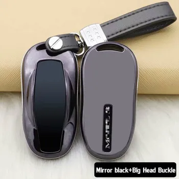 

High Quality ABS Plating Smart case key fob For Tesla Model S Remote cover Holder Protector case shell Accesssories Key house