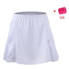 Женская спортивная теннисная юбка, одноцветная универсальная юбка для тенниса, бадминтона, спортивная одежда, юбки с безопасными шортами