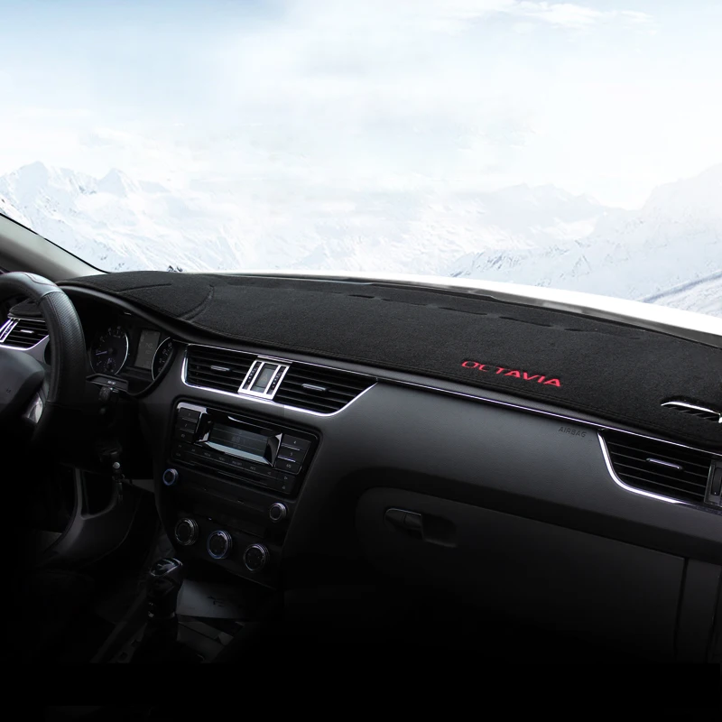 Для Skoda Octavia Mk3 A7 5E 2015 2019 приборной панели автомобиля крышка коврик козырек от