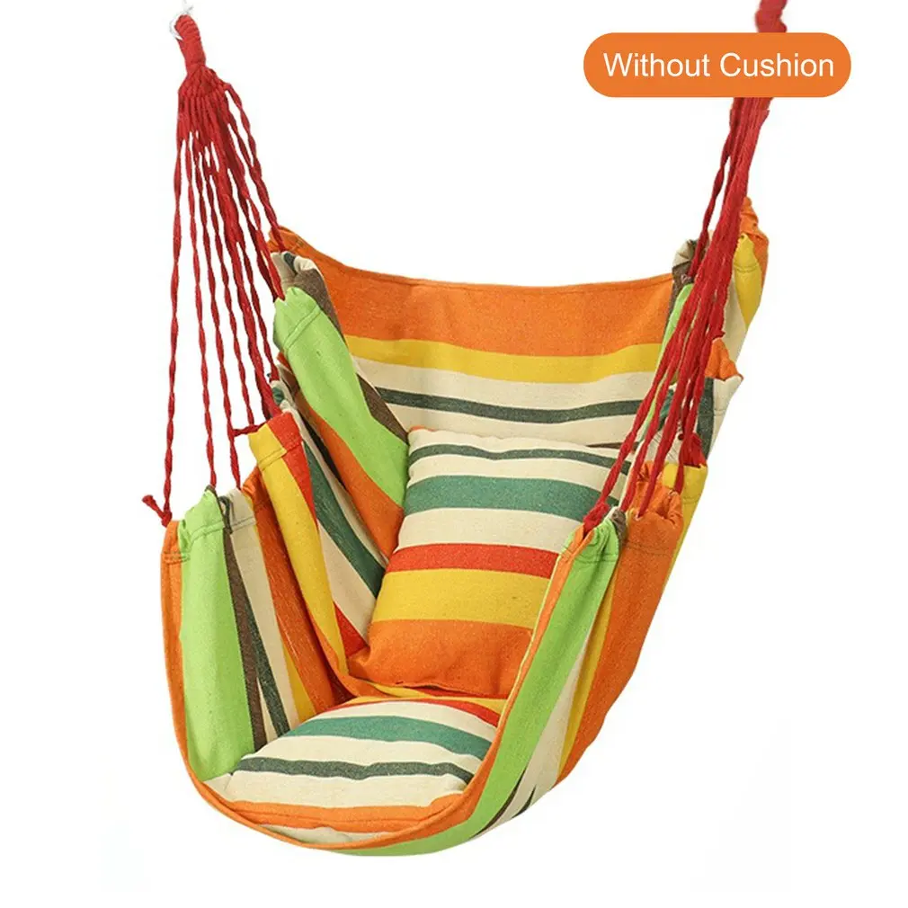 New Camping Hammock Canvas Bedroom Hanging Chair Adults Kids Indoor Portable Relaxation Thickened Outdoor Swing Travel Camping outdoor furniture dining set