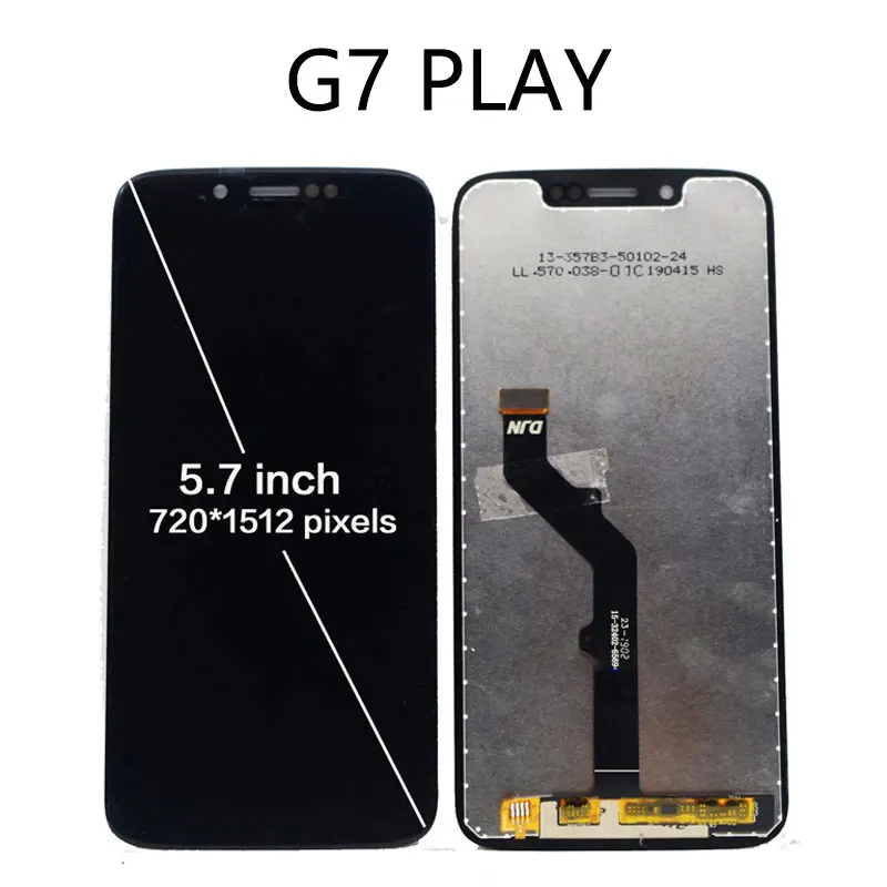 For MOTO G7 LCD Display Assembly For Motorola Moto G7 Play LCD Screen Touch Screen Digitizer For Moto G7 Power LCD Display