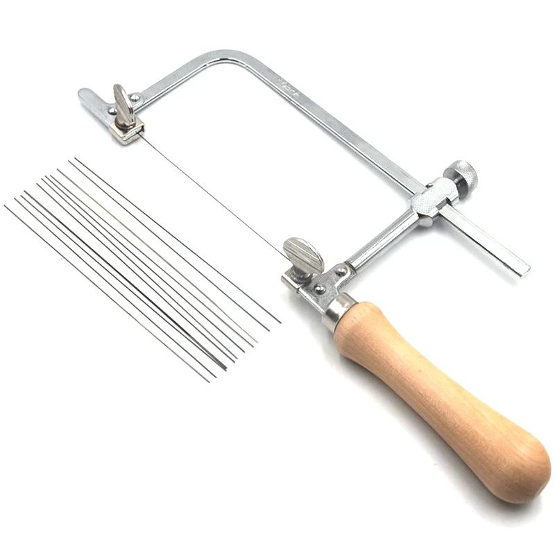 

Professional Adjustable Saw Bow Wooden Handle Of Jewelry Saw Frame Hand Tools Jeweler'S Saw Frame