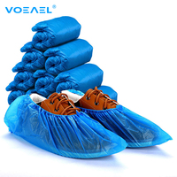 400PCS Disposable Anti Slip Boot Shoe Covers Overshoes Protective Waterproof US