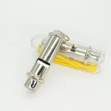 Высокое качество свисток металлический свисток рефери открытый страна спасательный свисток дорожный командный свисток один в коробке 10 шт. в коробке