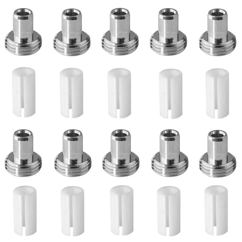 10 pçs tubo de cerâmica mangas e