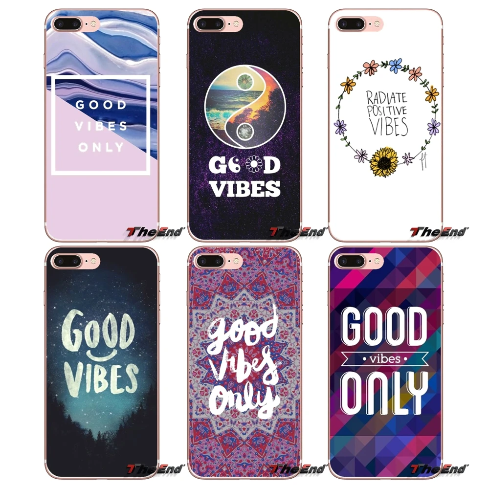 Чехол для мобильного телефона Чехлы цитаты good vibes only htc U11 один M7 M8 A9 M9 M10 E9 Desire 630 530