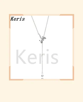 

High Quality 1:1 100% Silver Multi-Style Deciduous Pendant Bamboo Dragonfly Necklace Collection Free Of Charge