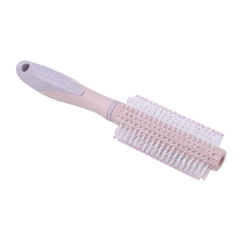 

A multi-color Hair Styling Brush Wheat Straw De Hairbrush Salon Hairdressing Straight Curly Hair Comb Hair Brush