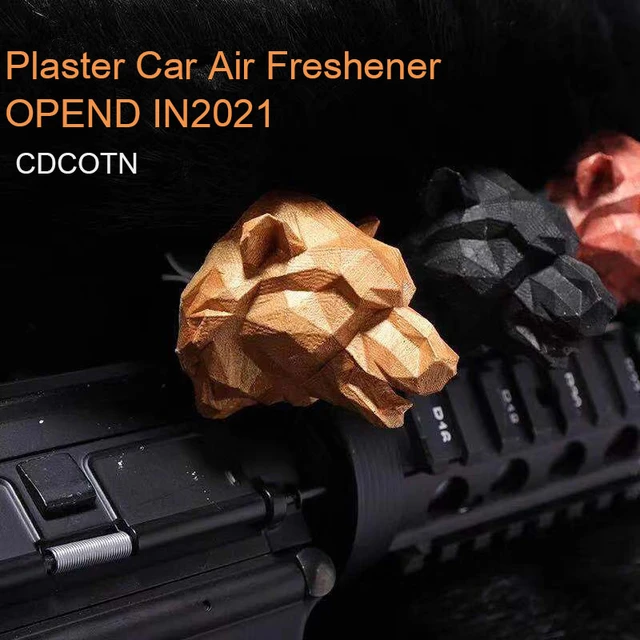 CDCOTN Plaster Car Air Freshener Panther Head Auto Air Conditioner Outlet  Fragrance Clip Decor Ornament Aromatherapy Car Perfume - AliExpress