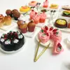 1/6 Scale Mini Pretend Food Toys Miniature Dollhouse Bread Cupcake Toast Bakery Shop for Blyth Barbies BJD Doll House Kitchen 1