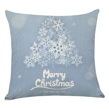 

Home Decor Cushion Cover Merry Christmas Pillowcase Sofa Throw Pillow Covers cojines sofa decoracion elegante подушки декор