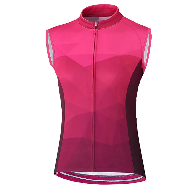 Women Men Sleeveless Vest Cycling Gilet Short Jersey Bicycle Mtb Bike