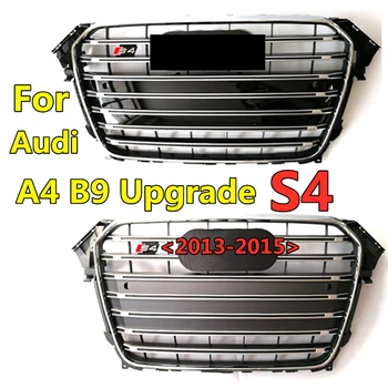 

Car-styling Car Front Bumper ABS Honeycomb Grille Racing Grills For Audi- A4 A4l B9 2013 2014 2015 2016 Upgrade S4 Modified S4