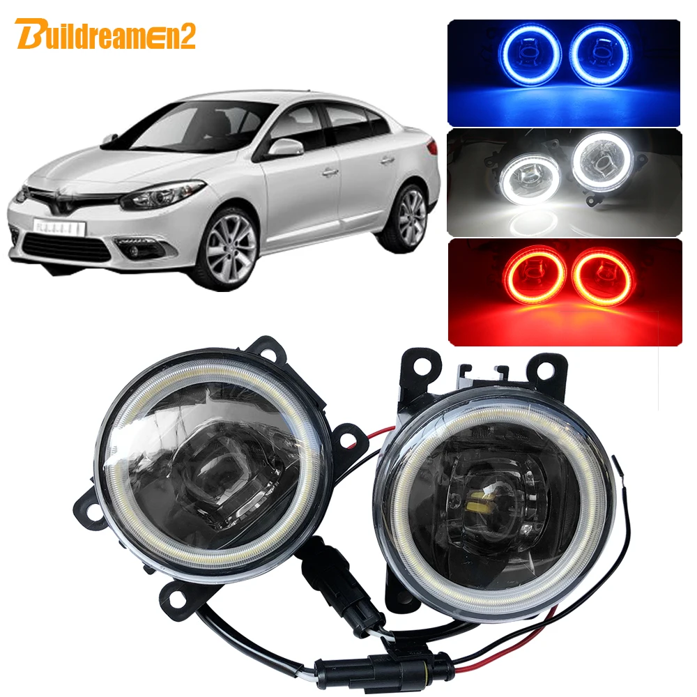 Buildreamen2 для Renault Fluence L30 салон автомобиля светодиодный туман светильник глаза