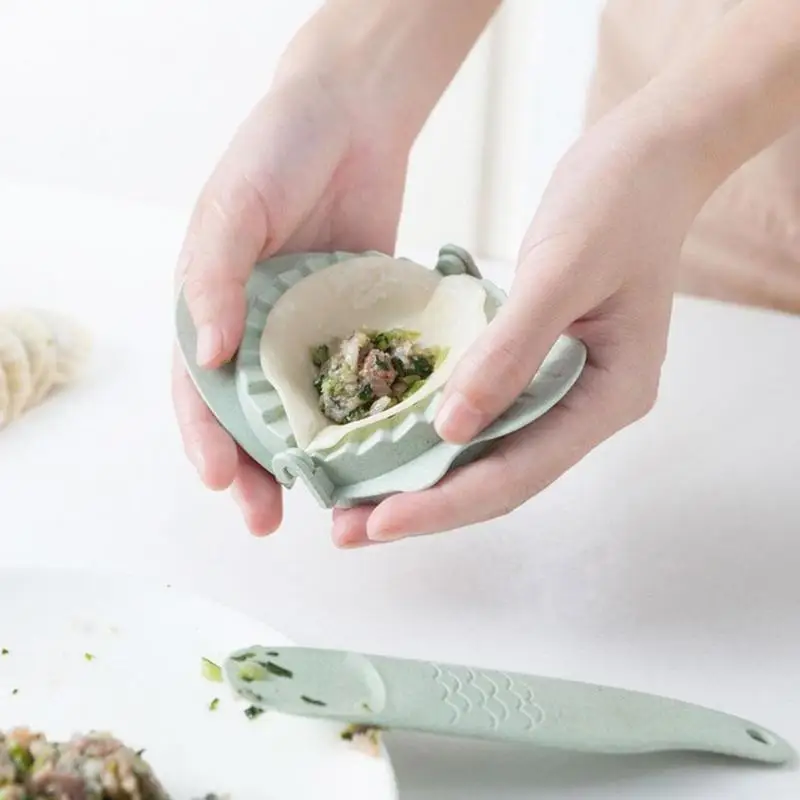 DIY клецки пресс машина чайник Инструмент+ ложка набор кухня складной Пластик инструменты для приготовления пищи кухня тесто кондитерские формы
