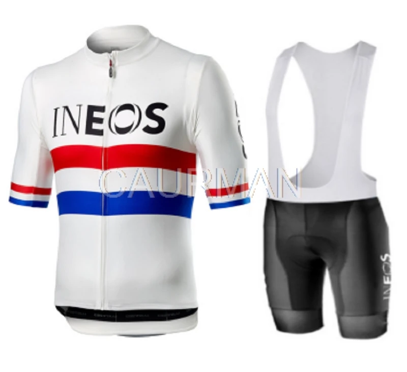 

2019 New INEOS Summer Cycling Jersey Set team Breathable Racing Sport Bicycle Jersey Men Cycling Clothing Short Sleeve Gel Pad