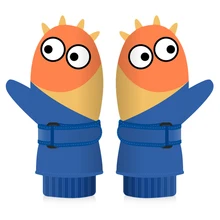 Детские перчатки для катания на лыжах; Детские Зимние теплые ветрозащитные перчатки; водонепроницаемые перчатки для мальчиков и девочек; перчатки для катания на лыжах, велоспорта, альпинизма, пешего туризма