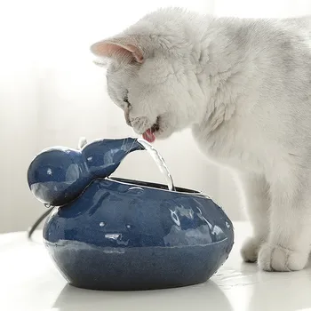 

Cat Ceramic Water Fountain Pet Drinking Fountain Cat dog Automatic Water 2020 Dispenser Ceramic Drinking Basin #LR2