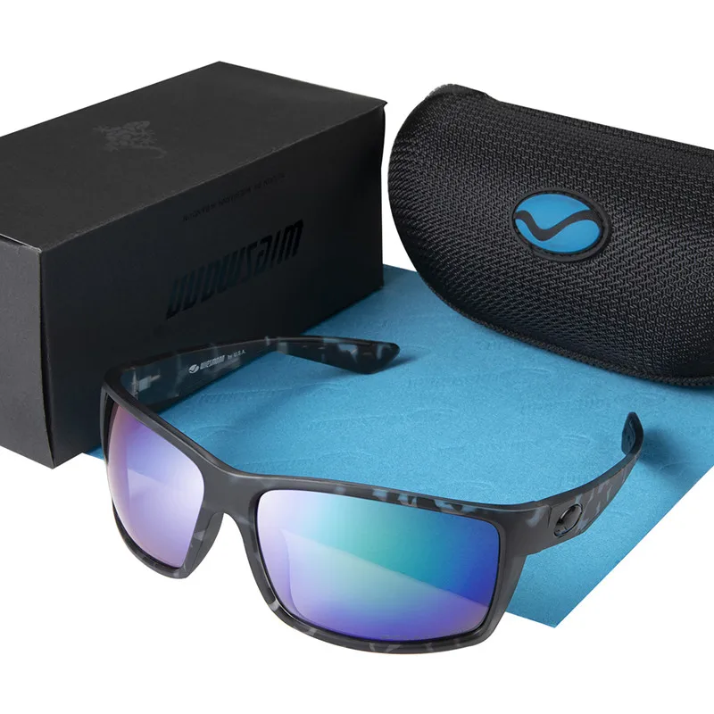 

Reefton BRAND DESIGN Sunglasses Men Classic Polarized Sunglasses Square Driving Sun Glasses Male Goggle UV400 Gafas