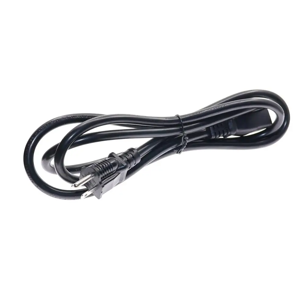 Cavo di Alimentazione per Computer da 2m, Cavo Elettrico AC di Ricambio per PC/Stampante da NEMA 5-15P a C13, 10A-125V, 18AWG, Omologato UL