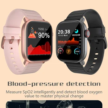 

M1 Slide-key knobe Smart Watch Men Women Full Touch Fitness Tracker Heart Rate Monitor Smartwatch Watches GTS for Xiaomi Huawei