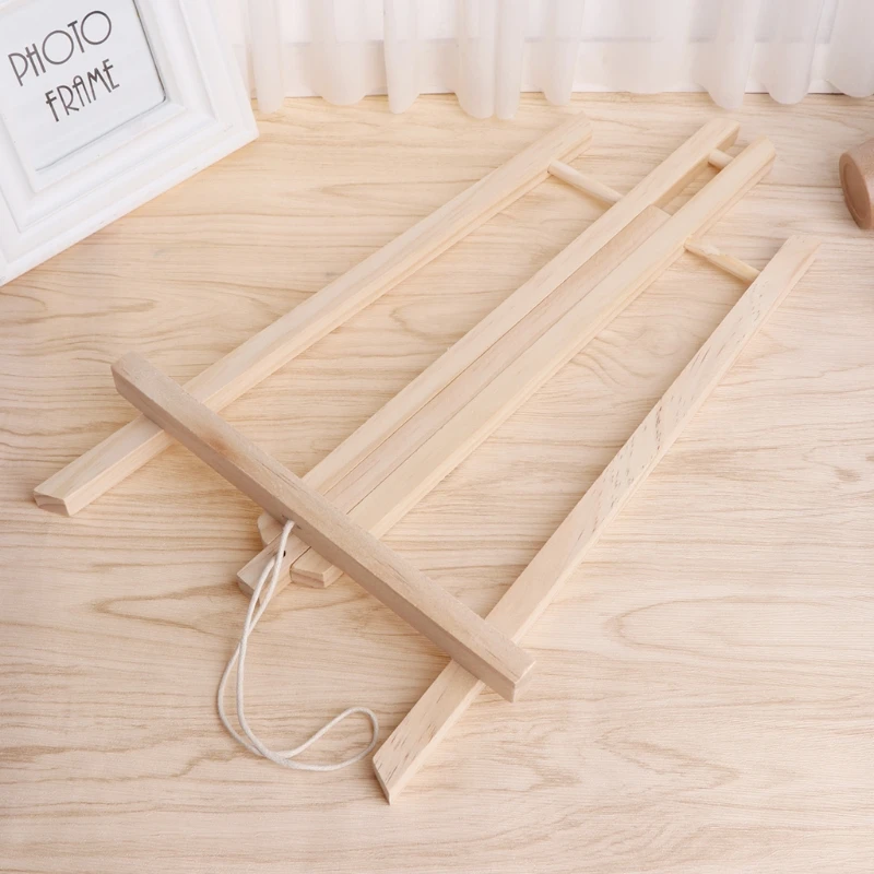 

Wood Easel Advertisement Exhibition Display Shelf Holder Studio Painting Stand R9JB