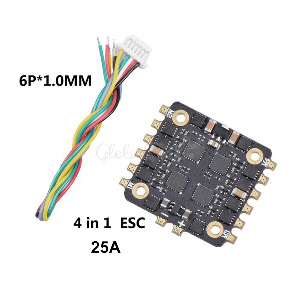 Mini 2-4S 4 в 1 25A ESC BLHeli_S плата контроллера скорости для mini flytower OPTO поддерживает Oneshot125 и