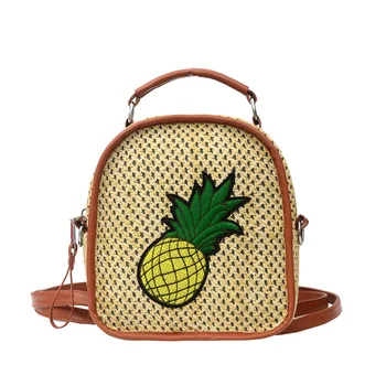 

Mini Cute School Bag Girl Korean Version Bag 2020 Ins Women New Campus Student Wild Straw Single Shoulder Bag Handbag