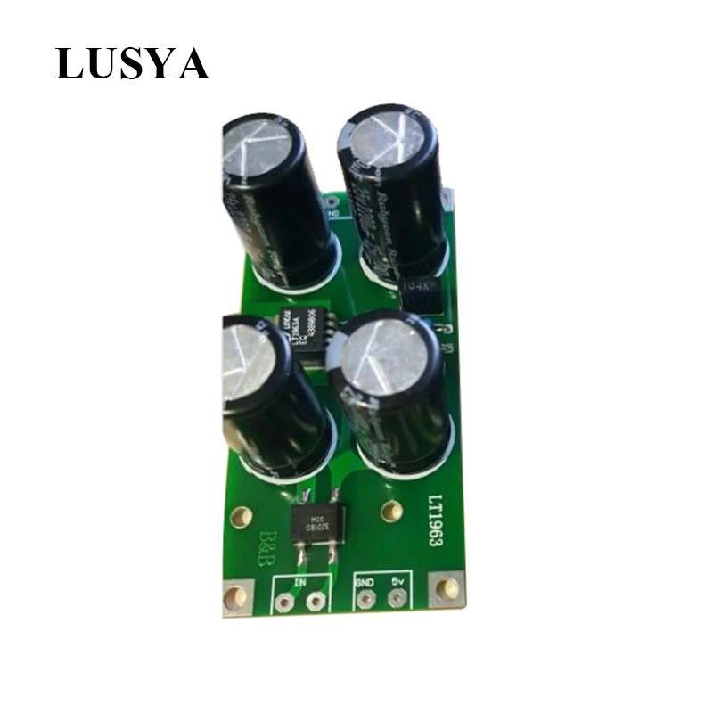 Lusya Hifi LT1963A LT1963 Регулируемый источник питания плата декодирования предусилителя коаксиальный блок питания T0856