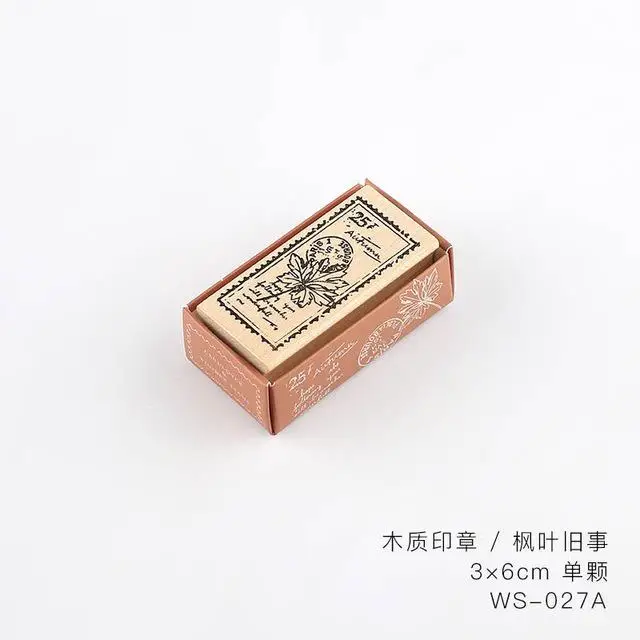 Ретро штамп серии деревянный Декор резиновые штампы для stationery канцелярские DIY ремесло грибы цветы Стандартная печать - Цвет: 2