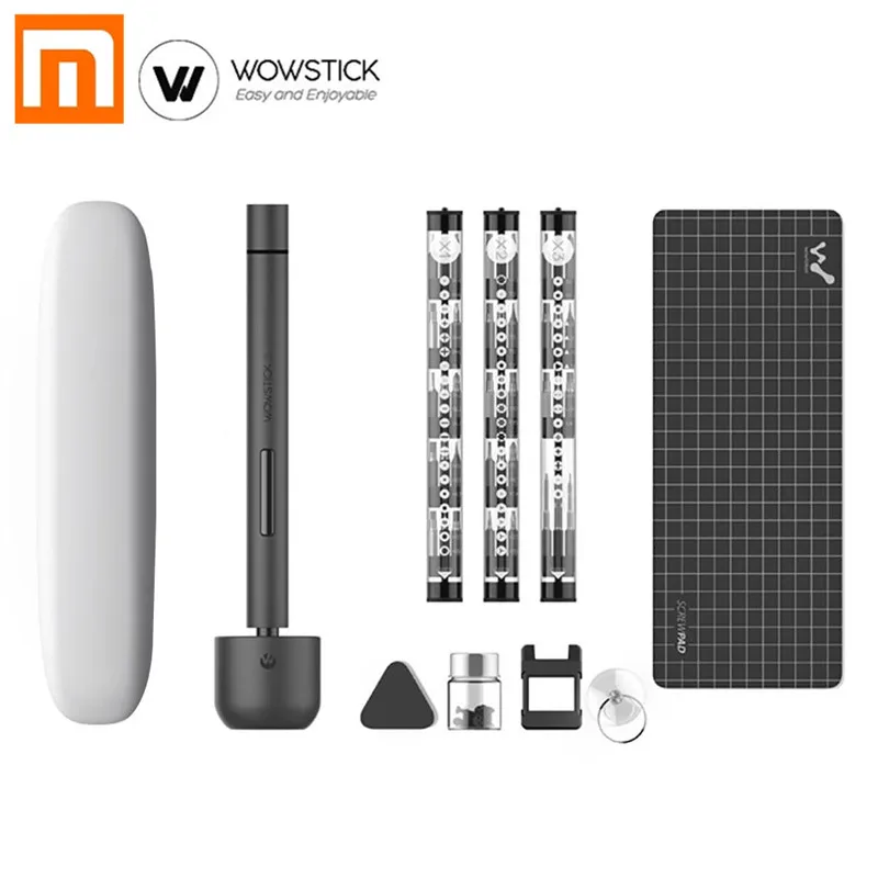 

Xiaomi Wowstick 1F+ 64 In 1 Portable Electric Screwdriver Rechargeable Power Screw Driver Kit With LED Light