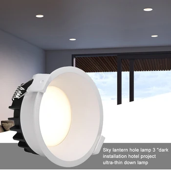 

Recessed Downlight Led Dimmable 3 Inch 7W Ceiling Down Light Led Spot Lights Bedroom Kitchen Downlights Home Decor Lamp Lighting