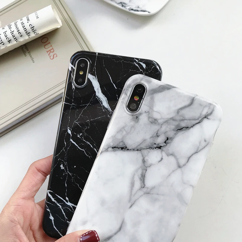 Marble-Case-on-For-Coque-iphone-7-XS-MAX-Case-Soft-TPU-Back-Cover-For-iphone (6)