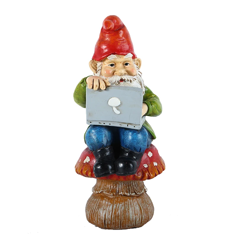 4 Stück Garten Zwerge Harz Figuren - Lustige Drunk Gnome Deko Für Garten