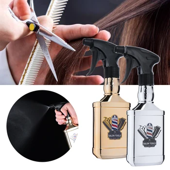 

Retro Style Hairdressing Spray Bottle Refillable High Pressure Salon Barber Hair Spray Bottle Hair Cut Hair Styling tool