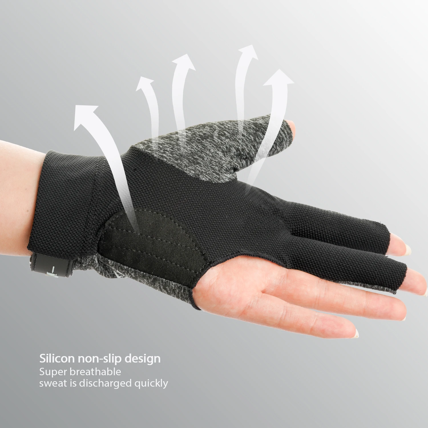 KONLLEN Billiard Gloves - Stretch Fabric Pool Gloves, Left Or Right Hand, L/XL Size, 3 Styles (Cotton, Lycra, Spandex), Non-Slip For Snooker & 9-Ball
