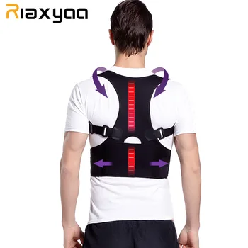 

Back Posture Correction Adjustable Shoulder Lumbar Clavicle Brace Support Belt Straight Posture Corrector Corset