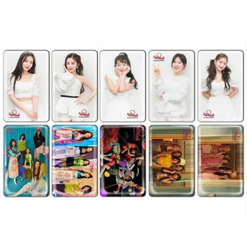 

10pcs/set Kpop Red Velvet Perfect Sticky Crystal Photo Card Sticker Photograph Photocard Fans Gift Collection Stationery Set