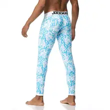 JOCKMAIL, Брендовые мужские кальсоны, хлопковые леггинсы с принтом, термобелье, cueca, гей, мужское термо нижнее белье, кальсоны, трусы