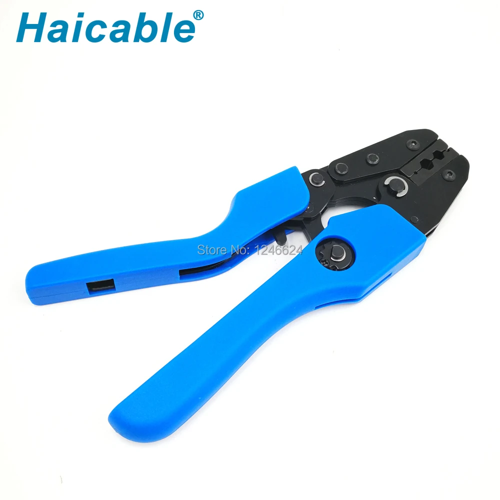 

AN-02H Coaxial Cable Crimping Tool Rotation Coax Crimper Crimping Capacity 6.5mm/5.4mm/1.72m RG59/62