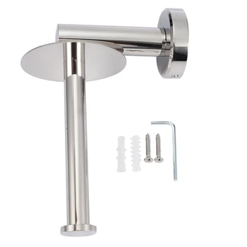 

Best Stainless Steel Kitchen Paper Towel Holder Stand - Tension Spring Arm for Easy Roll of 1+ Sheets - Perfect Tear Dispenser T