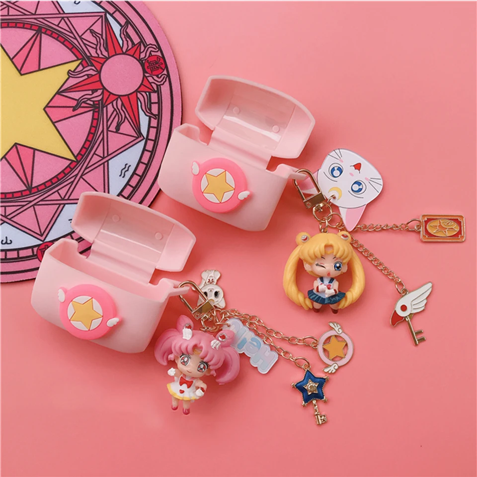 

Cute Cartoon Earphone Cover for Jabra elite 65T Case Wireless Headphone Case Bluetooth Earphone Charging Box Shell Headset Bag