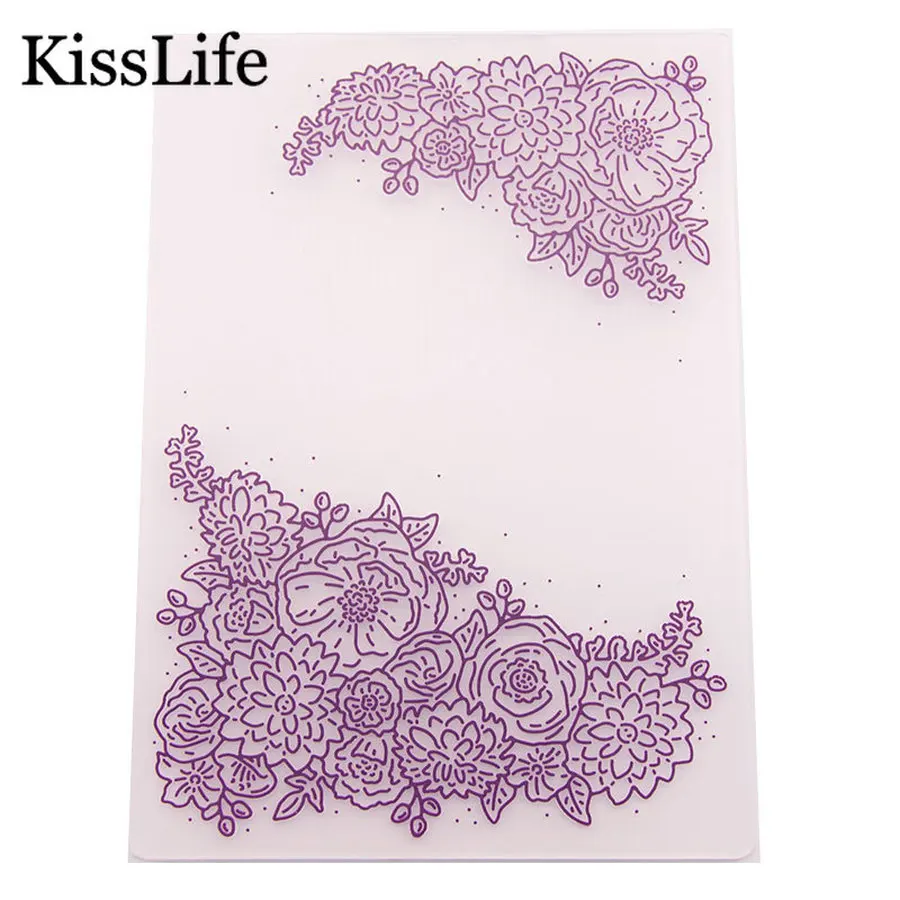 

2019 New Beautiful Daisy Flower Plastic Template Embossing Folders for Scrapbooking Card Making Christmas Folders