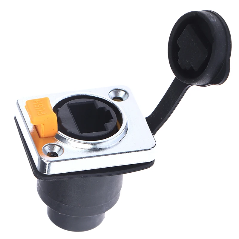 RJ45 Waterproof Connector Female Panel Mount Sockets Ethernet IP65 Straight |